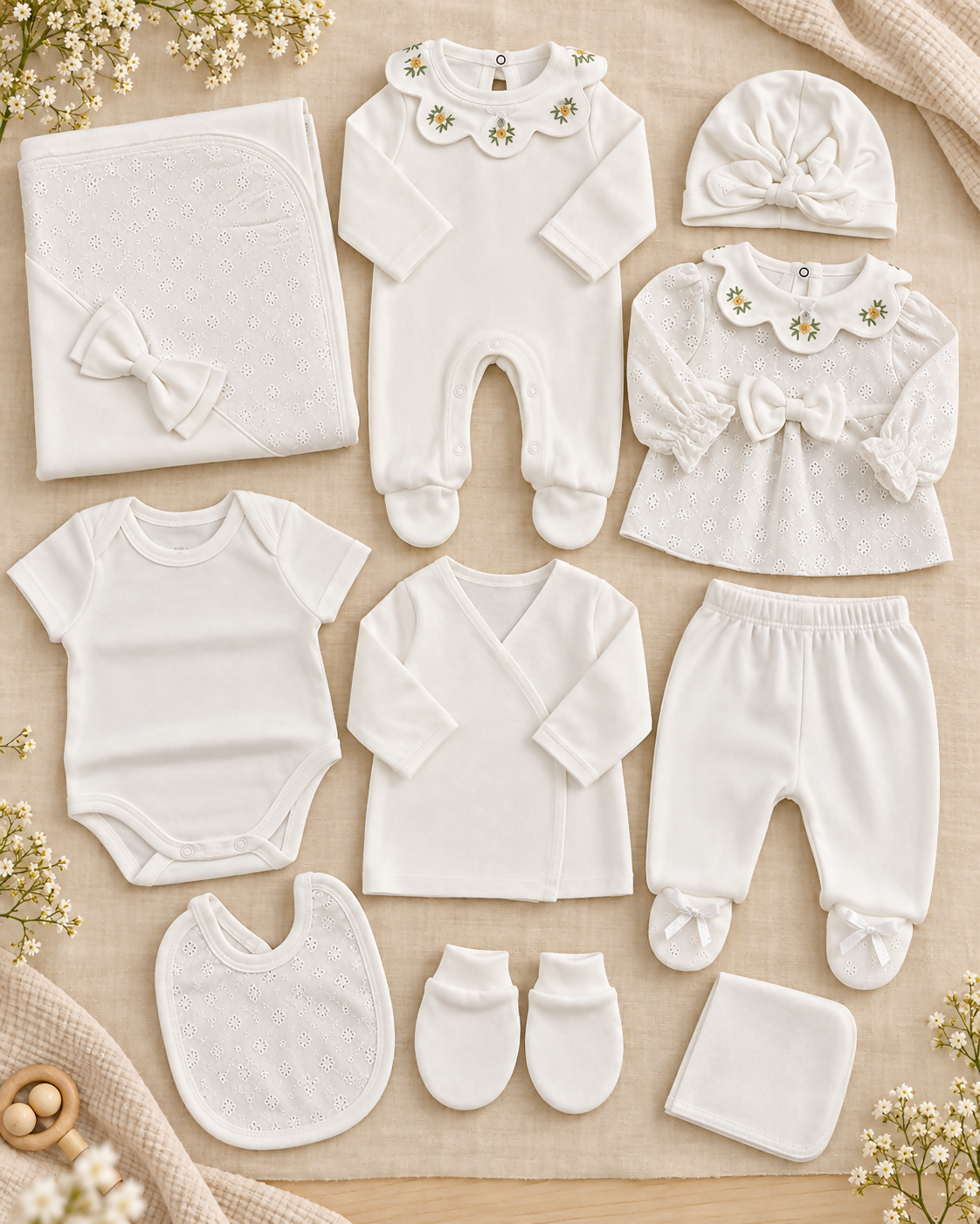 Newborn Hospital Set – 10 Pieces