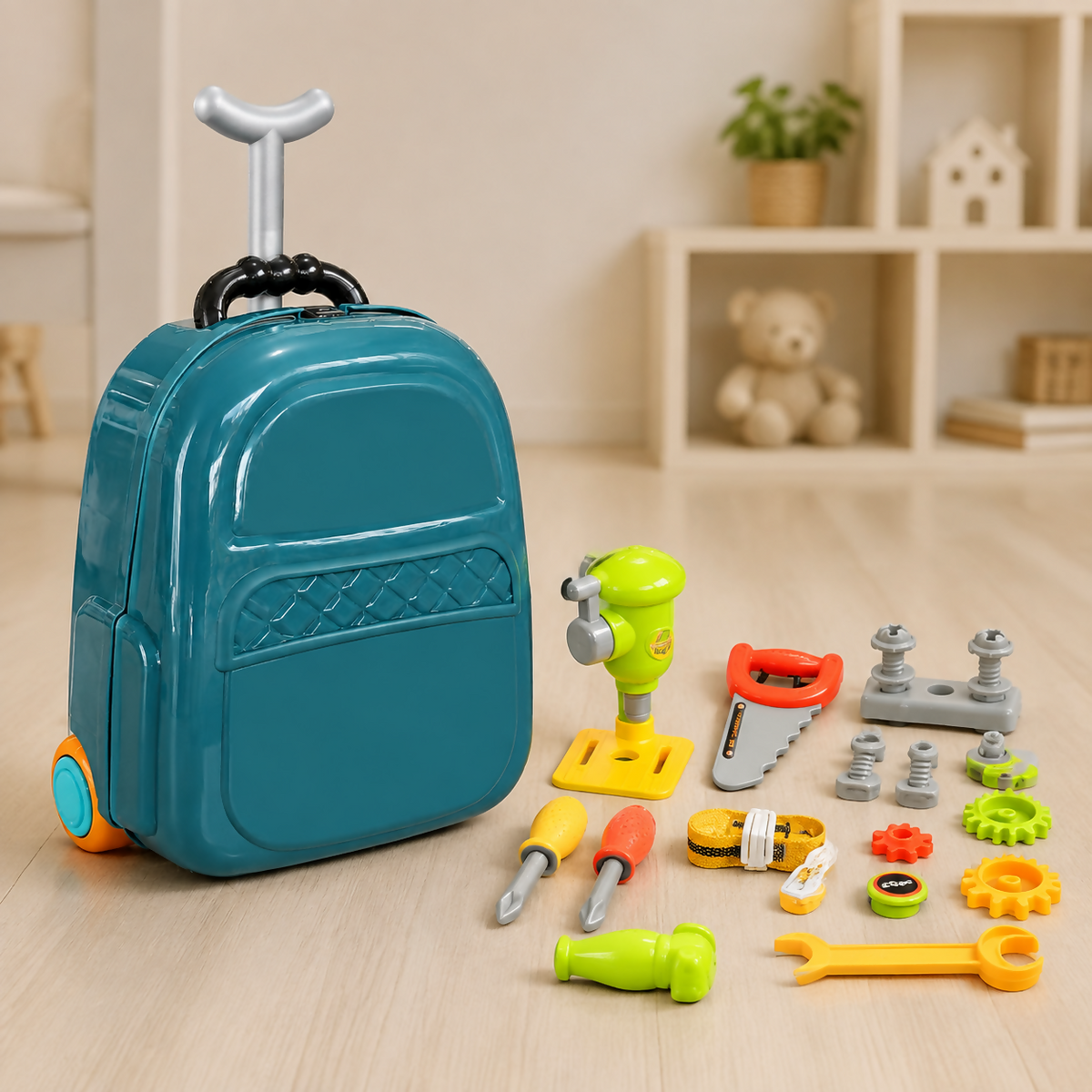 4-in-1 Kids’ Carpenter Tool Suitcase