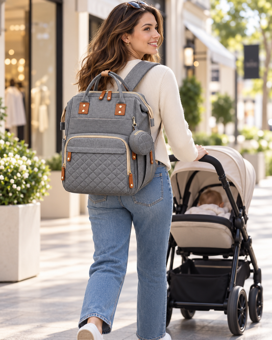 Large-Capacity Baby Diaper Backpack