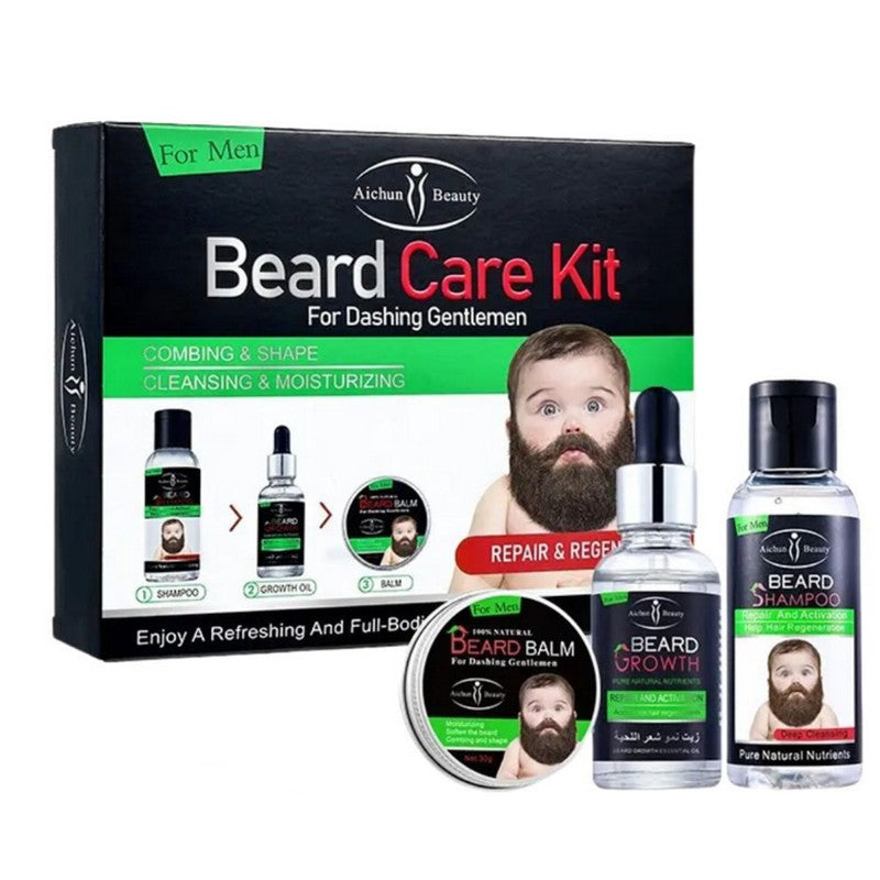 Aishun Beauty Beard Care Kit – Complete Grooming for the Perfect Beard