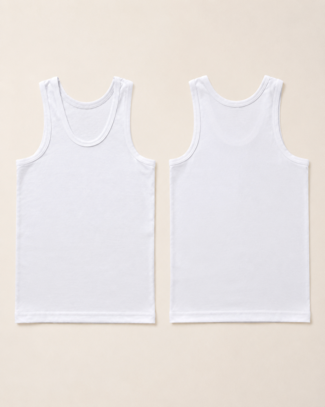 100% Cotton Boys’ Tank Undershirt