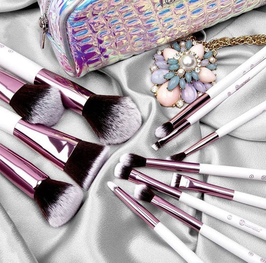 BH Cosmetics Crystal Quartz Brush Set – Radiance in Every Stroke