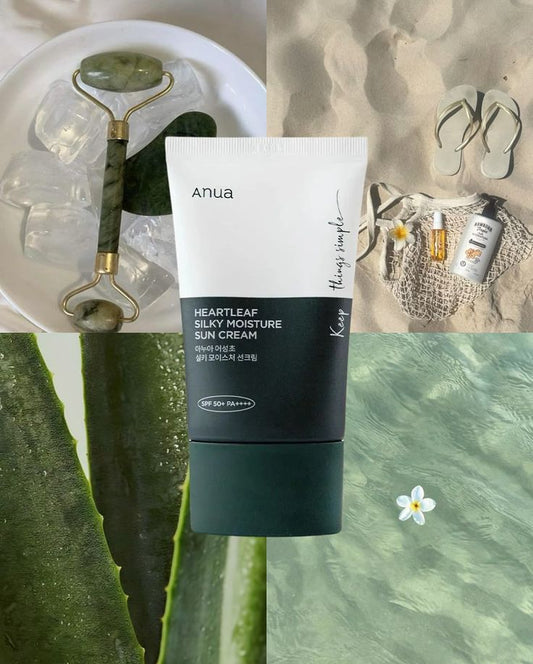 Anua Heartleaf Silky Moisture Sun Cream – Soothe, Hydrate & Protect