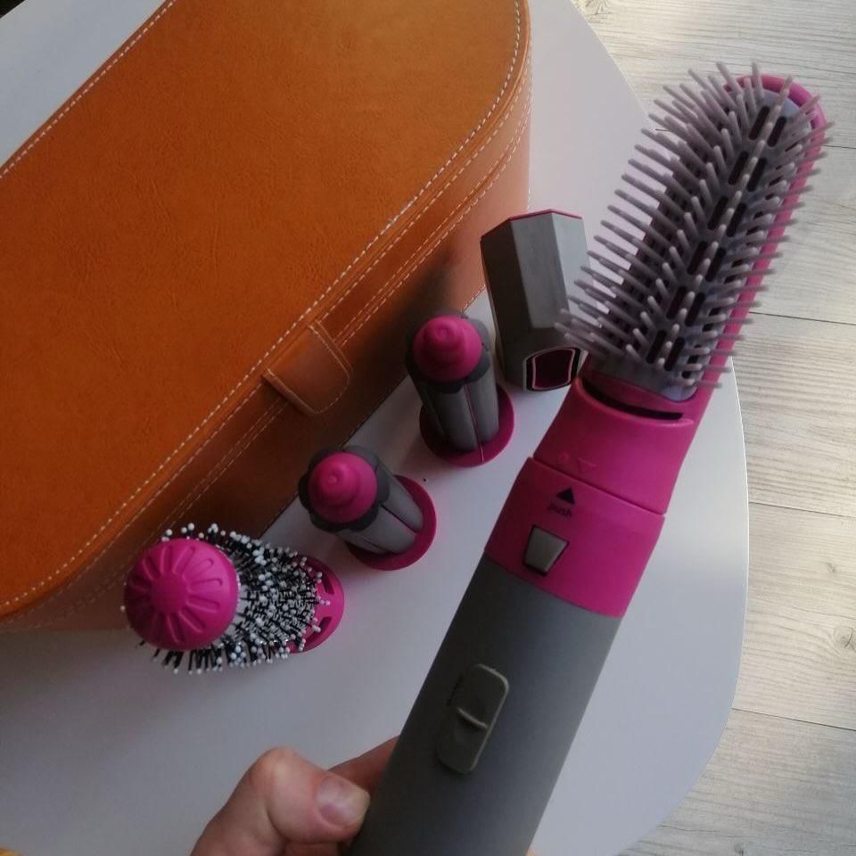 5-in-1 Hot Air Hair Dryer & Styler Tool Set – Dry, Curl, Straighten & Volumize in One