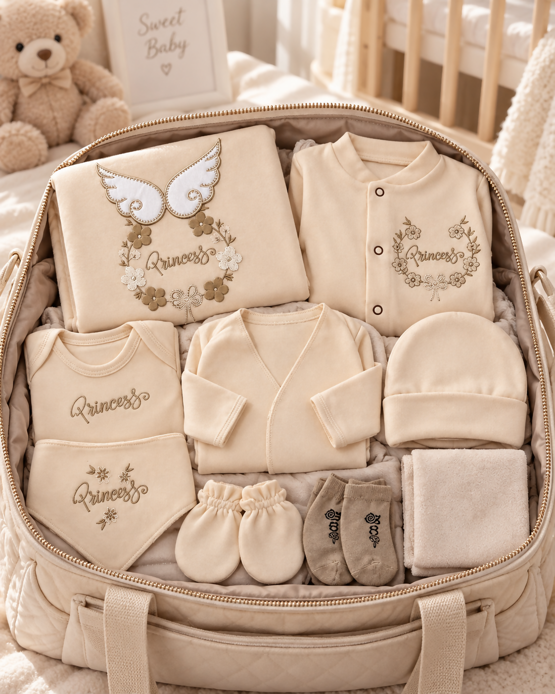 Princess Newborn Hospital Set – 10 Pieces