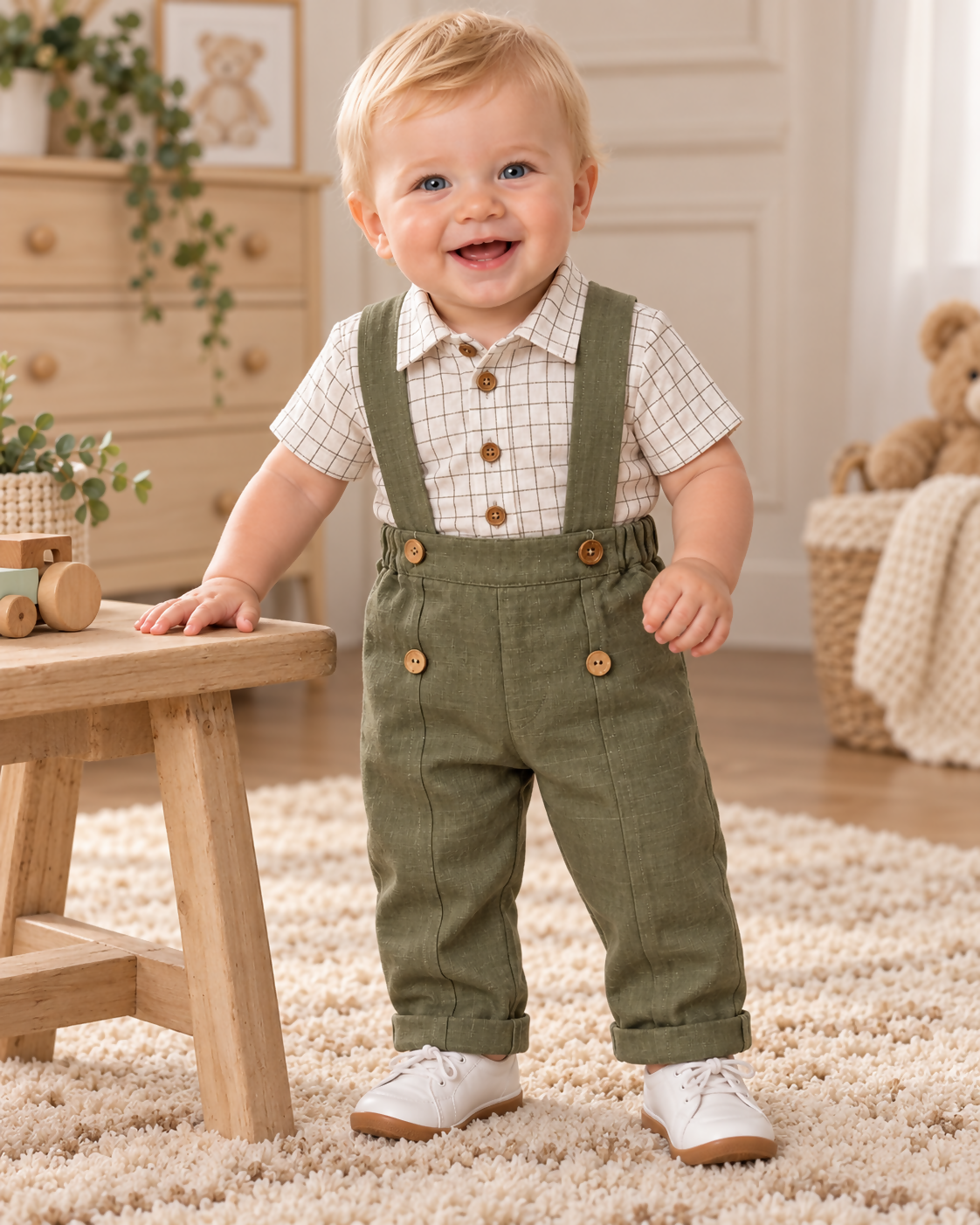Turkish Baby Boy Suspender Set