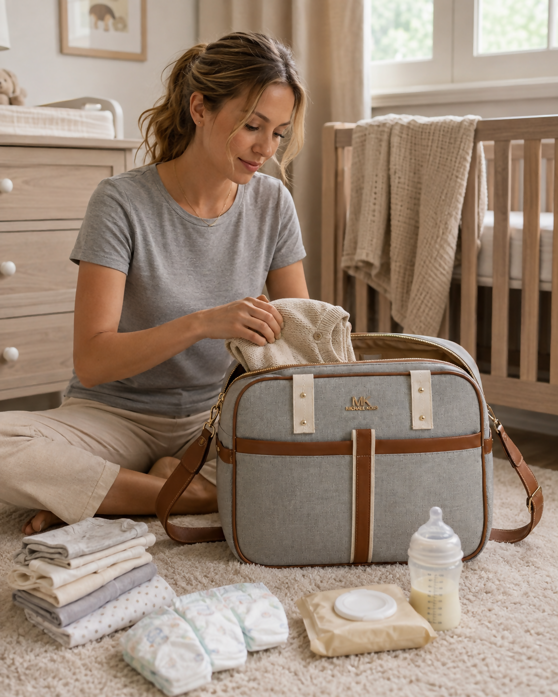 Large Baby Essentials Shoulder Bag