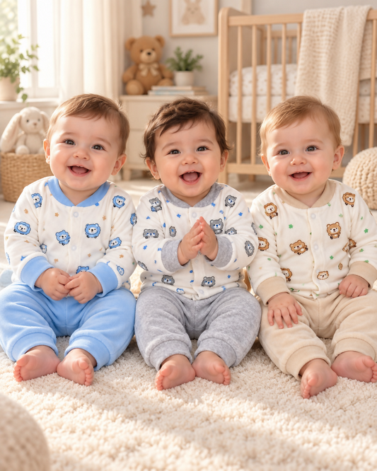 Baby Velvet Pajama Set