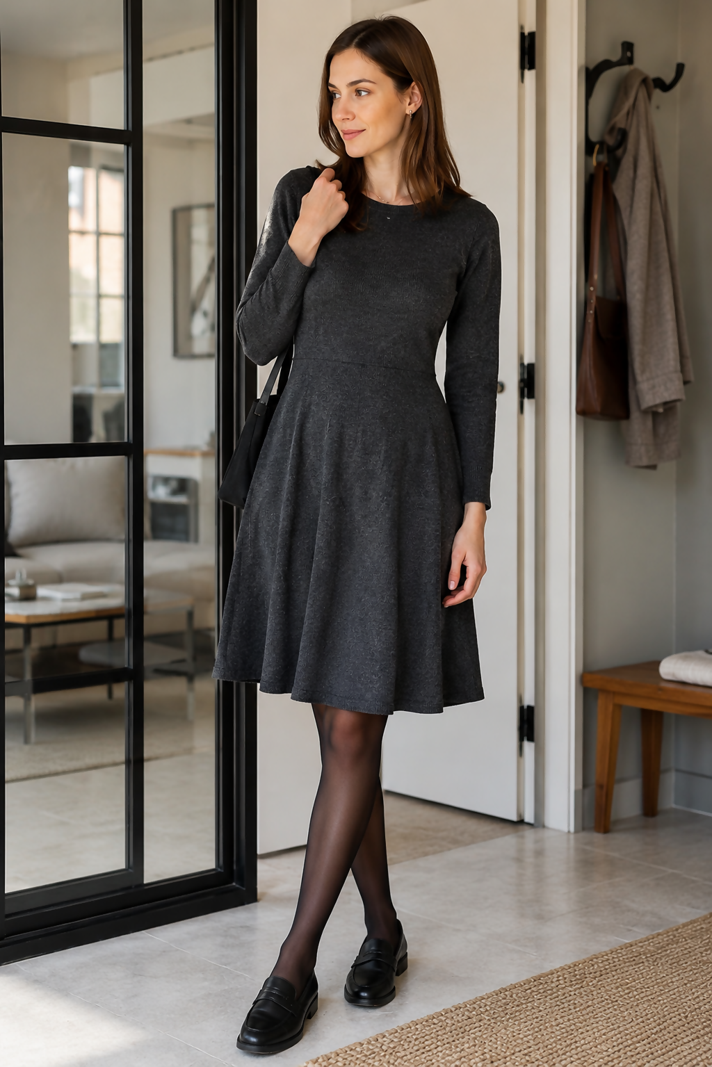 Women’s Sheer Chiffon Tights – One Size