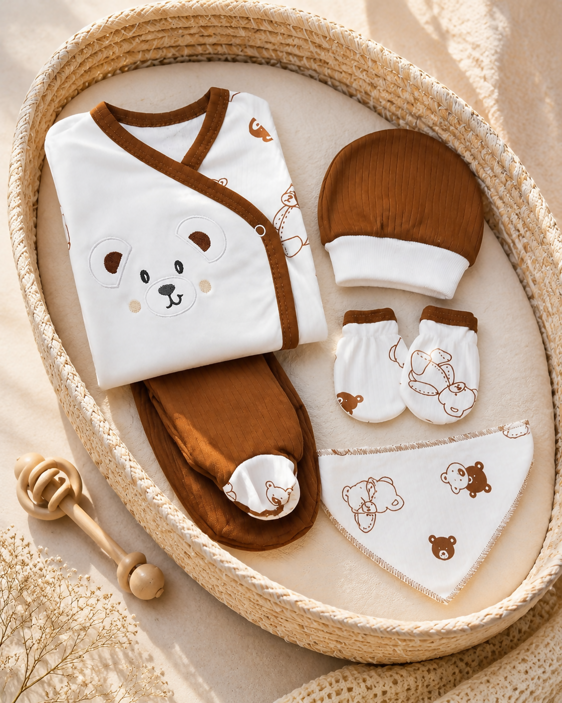 Turkish Baby Pajama Set – 5 Pieces