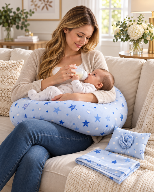 3-in-1 Cotton Nursing Pillow Set