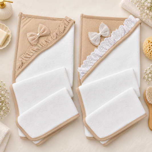 Turkish Hooded Baby Bath Towel