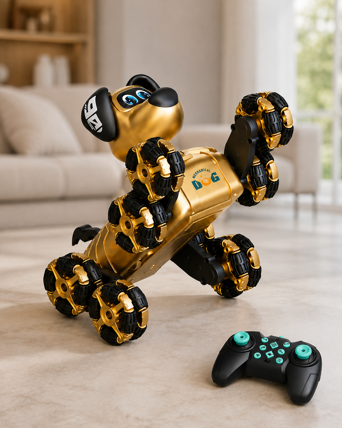 8-Wheel Remote-Control Smart Robot Dog