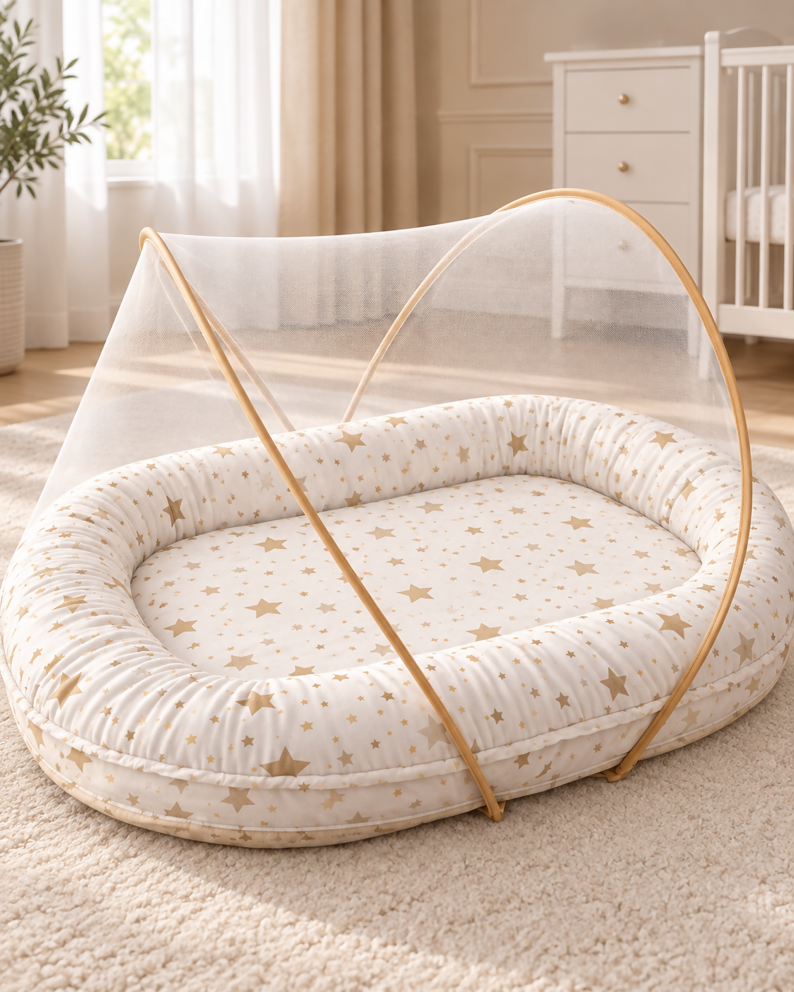 Portable Baby Nest with Mosquito Net
