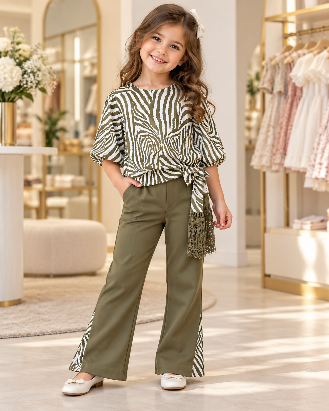 inCity Girls’ Two-Piece Cotton Set