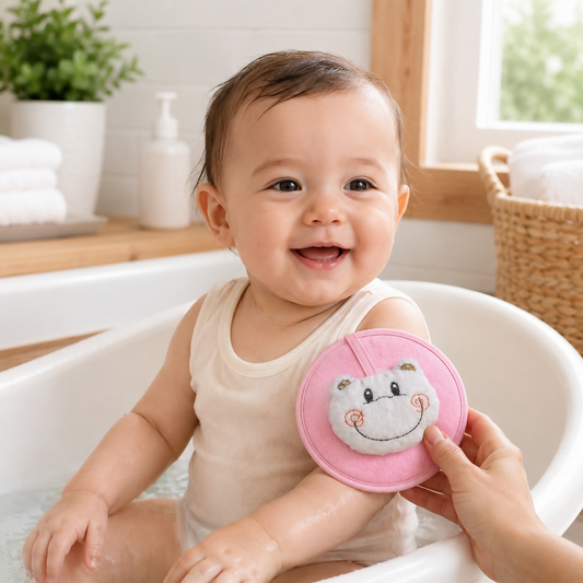 Baby Cotton Bath Mitt